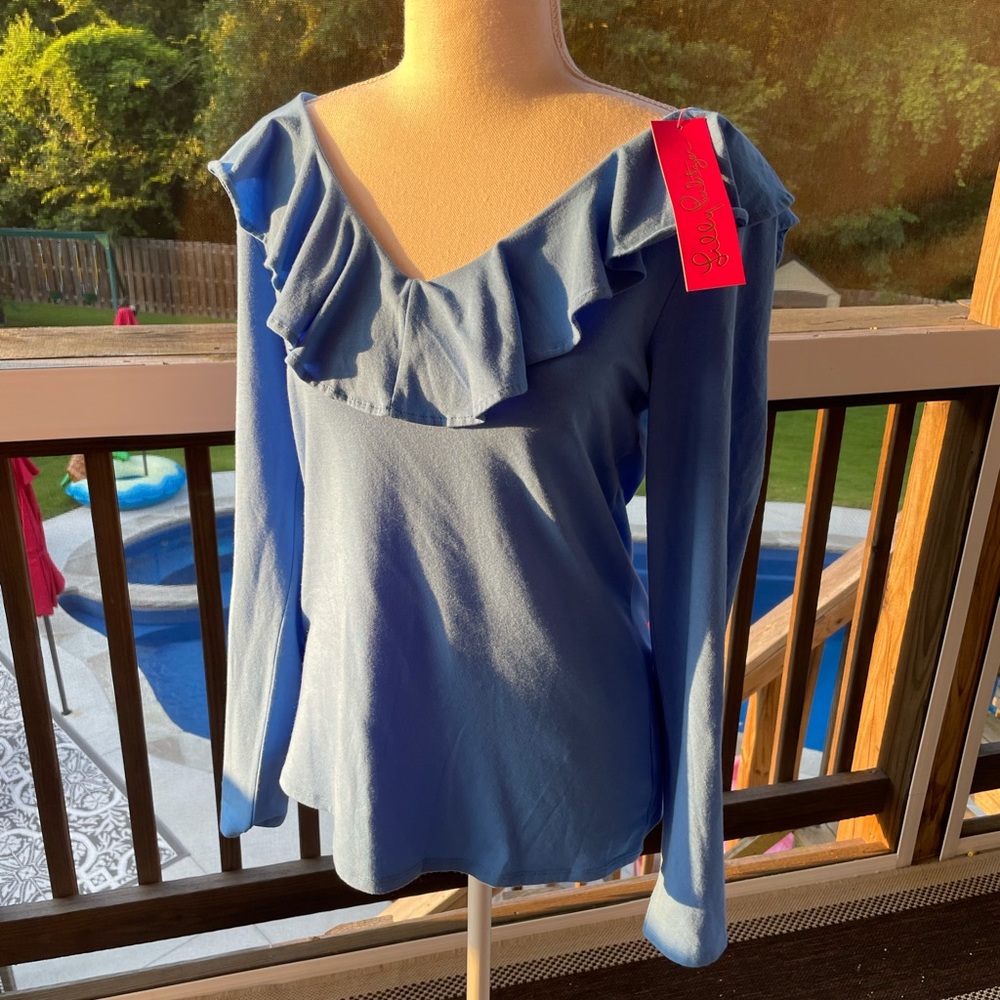 Lilly Pulitzer Alessa Long Sleeve Top NWT